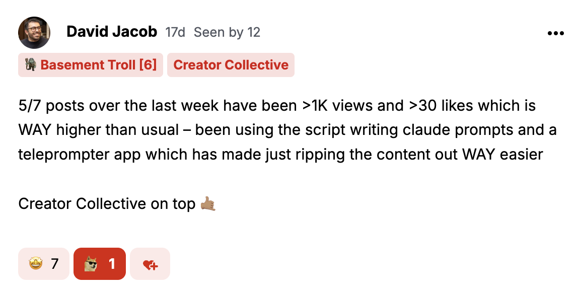 5 of 7 posts passed 1,000 views